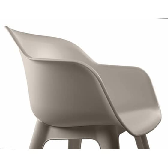 Allibert Καρέκλες Εξωτερικού Χώρου Akola 2 Τεμ. Χρώμα Καπουτσίνο image 4