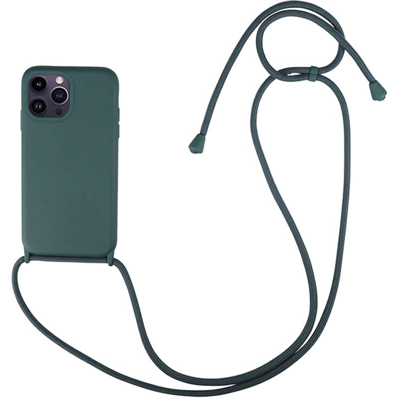 Θήκη Apple iPhone 14 Pro Max - My Colors CarryHang Strap - Πράσινο Σκούρο