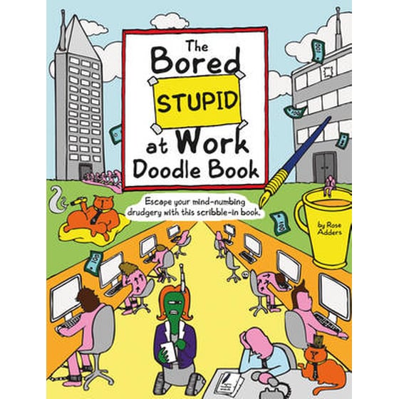Bored Stupid At Work Doodle Book image 0