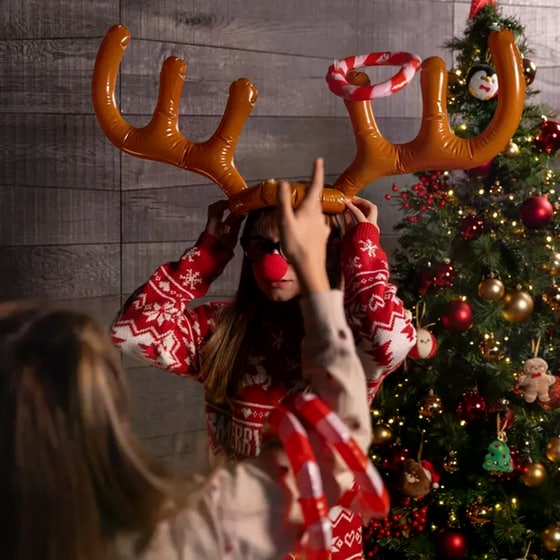 Φουσκωτό&nbsp;Παιχνίδι&nbsp;Κρίκων&nbsp;Legami&nbsp;Xmas&nbsp;Reindeer image 5