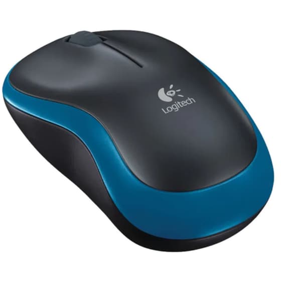 Logitech M185 Ασύρματο Mini Ποντίκι Μπλε image 1