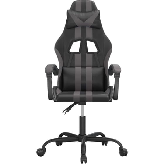 Καρέκλα Gaming VIDAXL 3143822 από Τεχνητό Δέρμα - Γκρι image 2