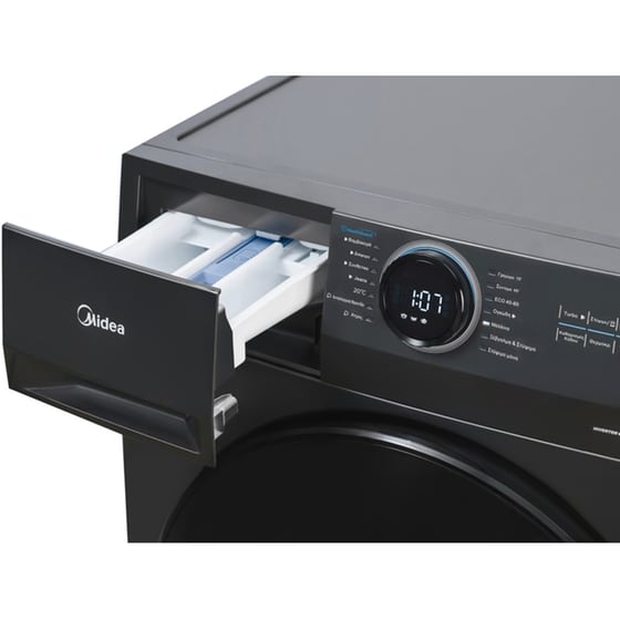 MIDEA MF200W80WB/T-GR 8 kg 1.400 Στροφές με WiFi Inox Πλυντήριο Ρούχων image 4