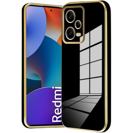 Θήκη Xiaomi Redmi Note 12 Pro Plus - Bodycell Gold Plated - Black image 0