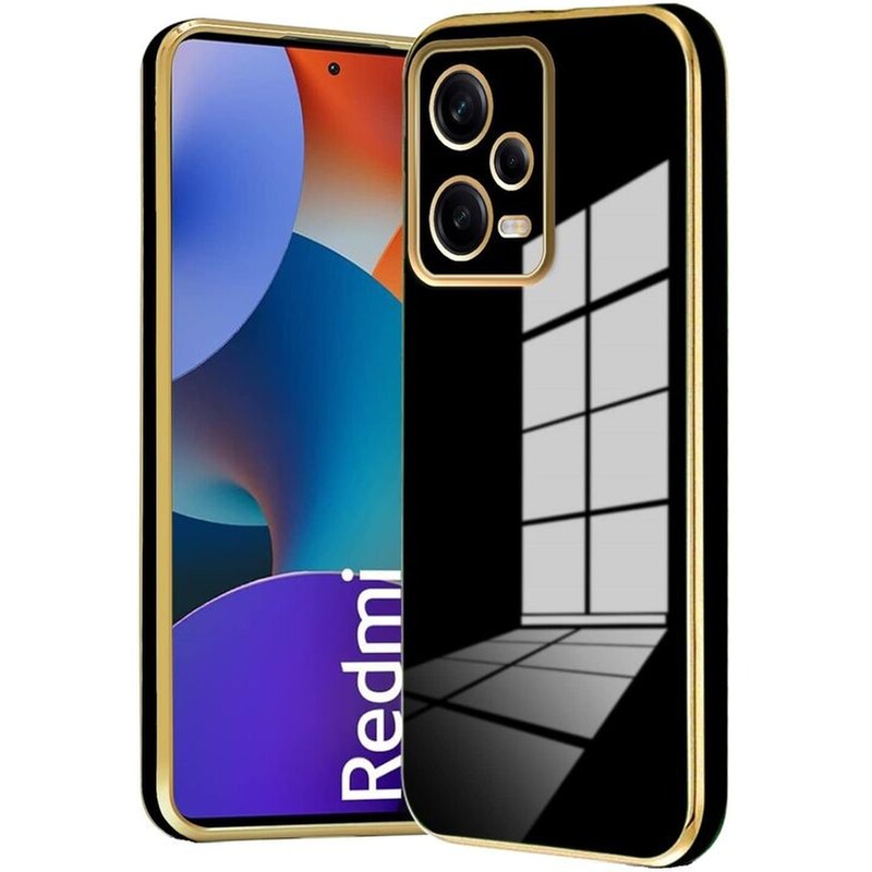 BODYCELL Θήκη Xiaomi Redmi Note 12 Pro Plus - Bodycell Gold Plated - Black