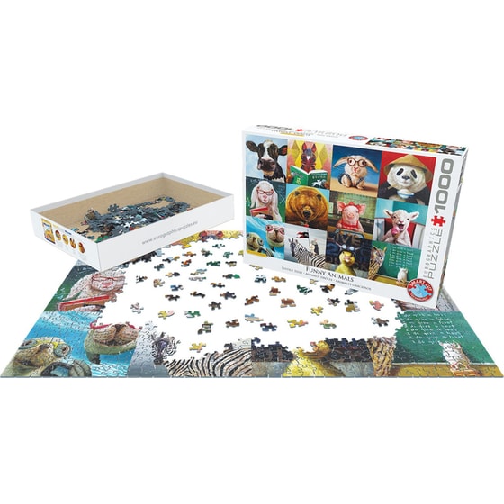 Παζλ Eurographics Funny Animals by Lucia Heffernan (1000 Κομμάτια) image 2