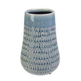 Διακοσμητικό Βάζο Home Deco Factory Κεραμικό Hd9036 15x23 cm - Μπλε