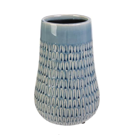 Διακοσμητικό Βάζο Home Deco Factory Κεραμικό Hd9036 15x23 cm - Μπλε image 0
