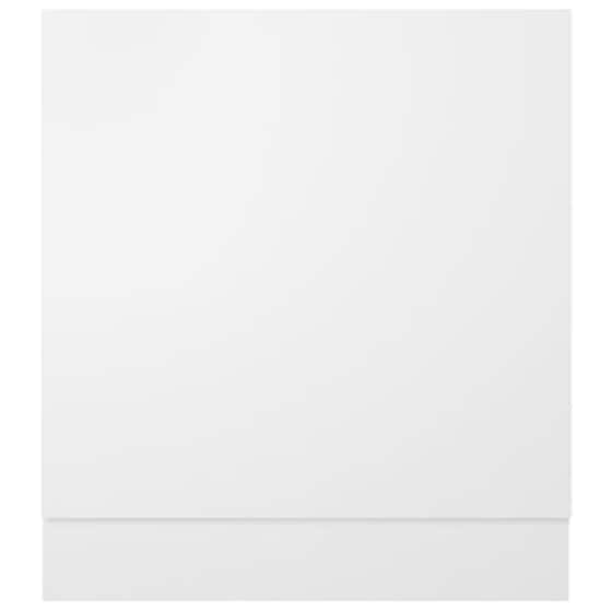 Vidaxl Πρόσοψη Πλυντηρίου Πιάτων Λευκή 59,5 X 3 X 67 Εκ. Μοριοσανίδα image 4