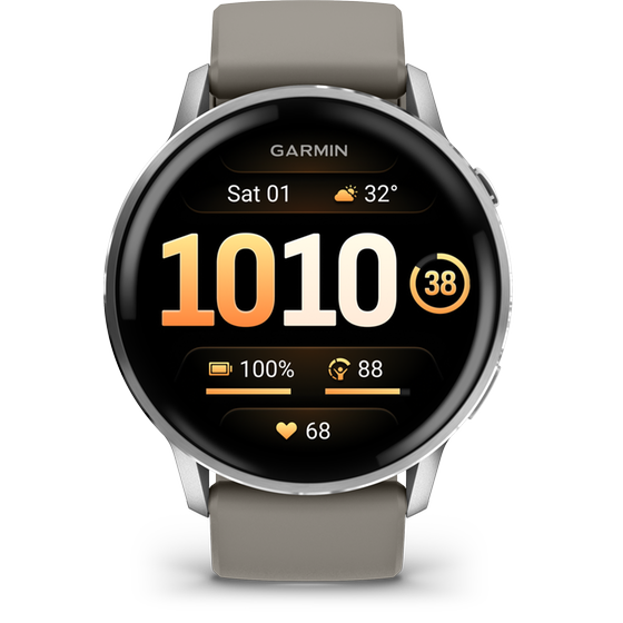 Smartwatch Garmin Venu 4 45mm - Silver with Silver Gray image 0