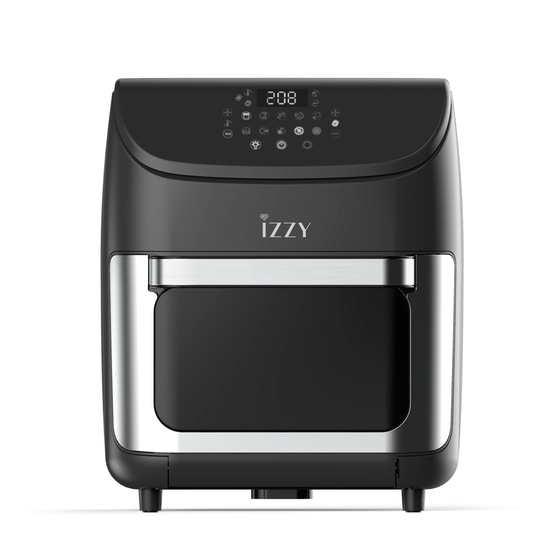 IZZY IZ-8245 με Πόρτα 1800 W 12 L Μαύρο Φριτέζα Αέρος - Φουρνάκι image 2