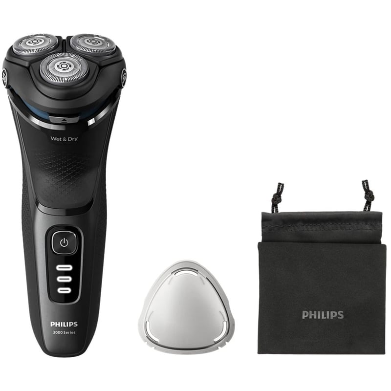 PHILIPS S3244/12 Series 3000 Ξυριστική Μηχανή Επαναφορτιζόμενη Μαύρο
