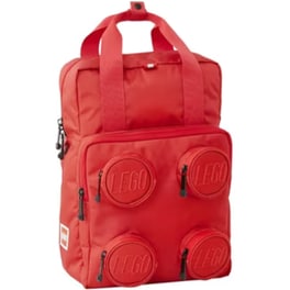 Τσάντα Πλάτης Lego Bags Brick 2x2 Έντονο Κόκκινο
