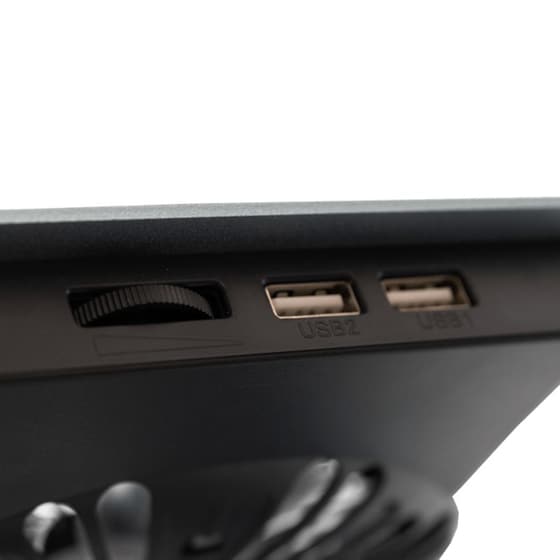 Βάση Laptop White Shark Ice Monster GCP-16 17.3" με μπλε φωτισμό - Γκρι image 5