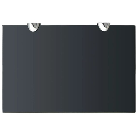 Ράφι Τοίχου VidaXL από Γυαλί 70x0.8x20 cm - Μαύρο image 1