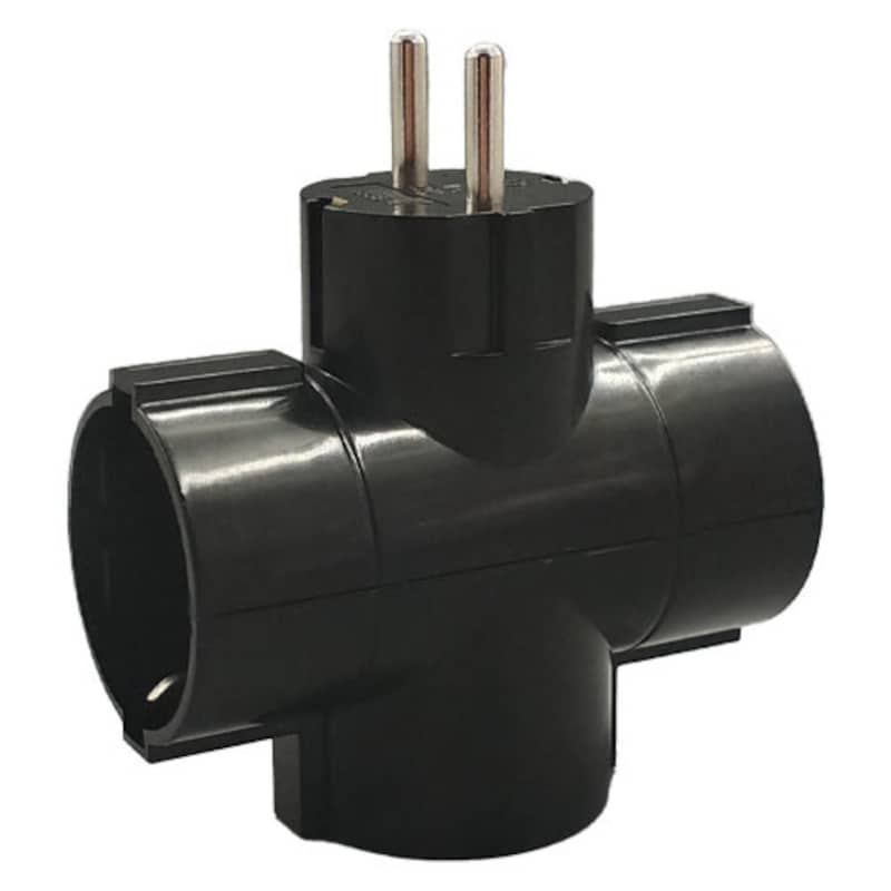 Ταφ Lamtech LAM023787 3 θέσεων - Μαύρο