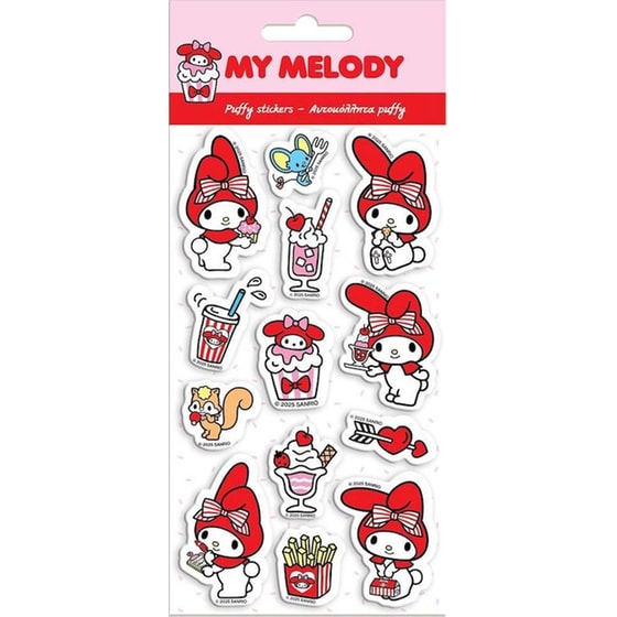 Αυτοκόλλητα Puffy Hello Kitty My Melody image 0