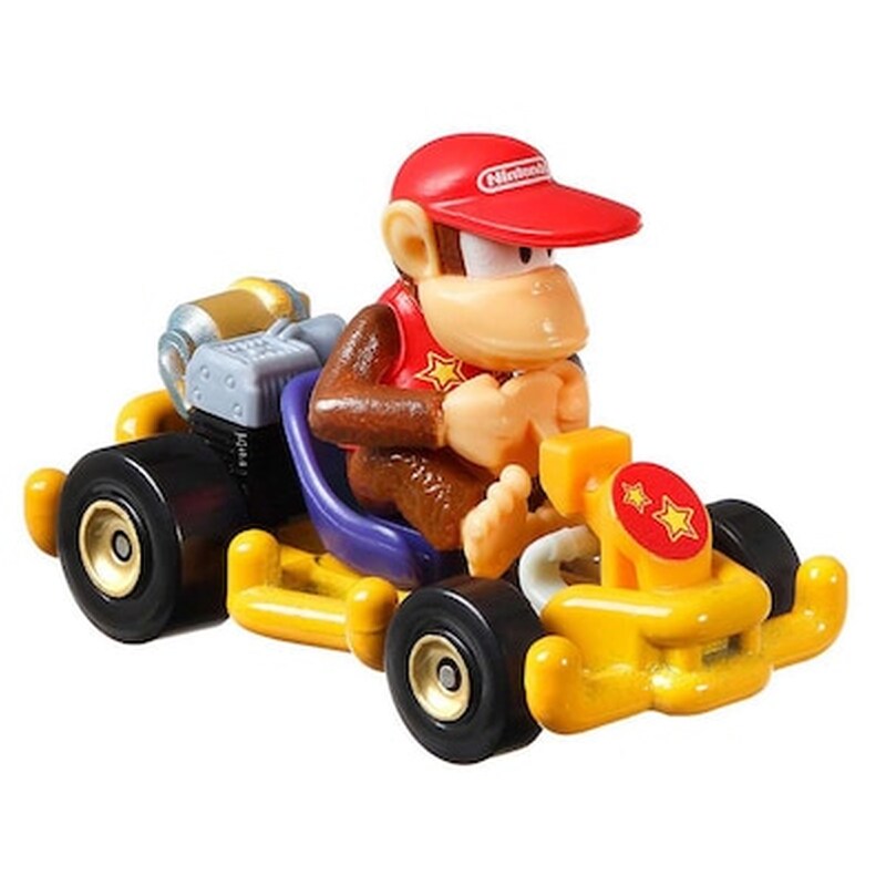 Hot Wheels Mario Kart Αυτοκινητάκια – Grn15 Diddy Kong Pipe Frame