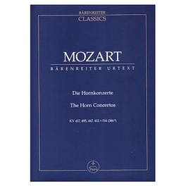 Βιβλίο Για Σύνολα Barenreiter Mozart - The Horn Concertos [pocket Score]