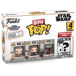 Funko Bitty Pop! - Star Wars - Cobb Vanth/Fennec Shand/Boba Fett/ Mystery Figure 4-pack