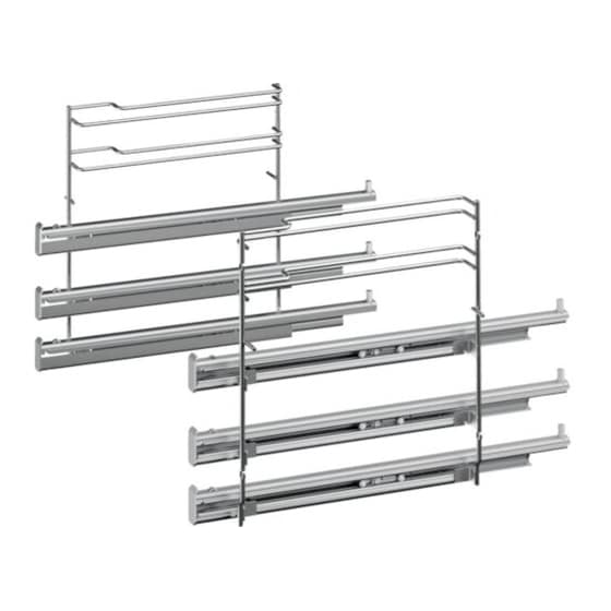 Τηλεσκοπικός Μηχανισμός 3 Επιπέδων BOSCH HEZ638370 - Inox image 0