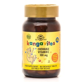 Solgar Vitamin C Kangavites Chewable 100mg - 90 ταμπλέτες