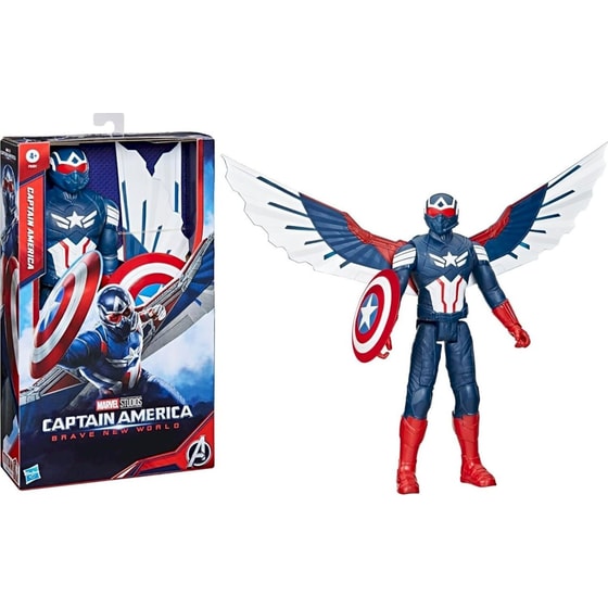 Hasbro Φιγούρα Marvel Avengers Deluxe Captain America Brave New World (30cm) image 3