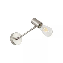 Απλίκα Τοίχου Homelighting Μεταλλική 30x10x10 cm - Ασημί