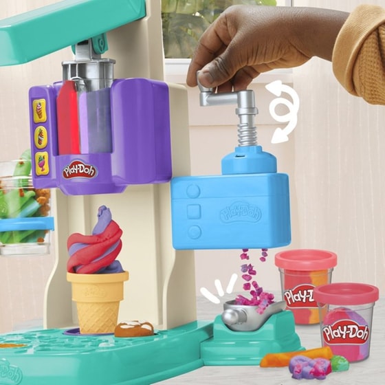 Hasbro Play-Doh Rainbow Swirl Ice Cream Σετ image 7