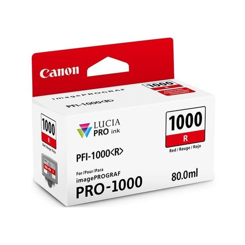 Μελάνι Canon PFI-1000R Κόκκινο 0554C001