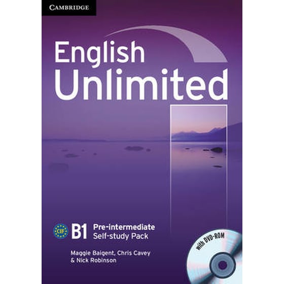 English Unlimited Pre-intermediate Self-study Pack (Workbook with DVD-ROM) image 0
