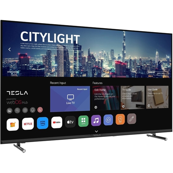 Tesla LED 40" Full HD Smart Τηλεόραση 40E645BFW image 4