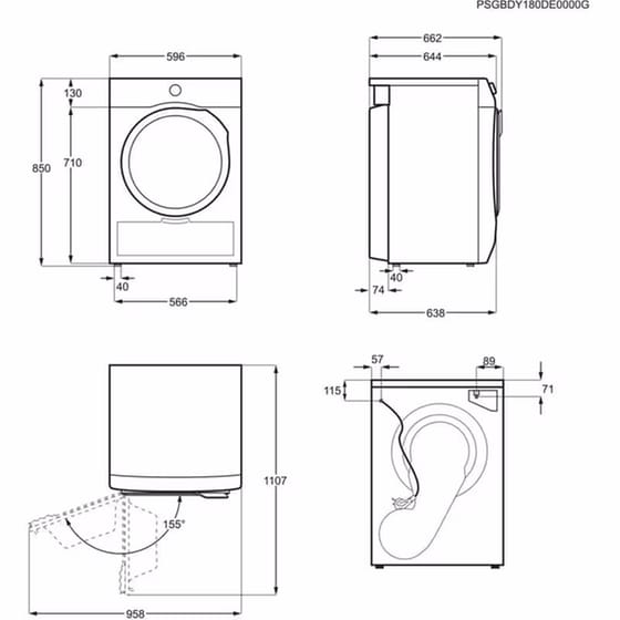 ELECTROLUX EW7D283VE 8kg με Αντλία Θερμότητας Λευκό Στεγνωτήριο Ρούχων image 9