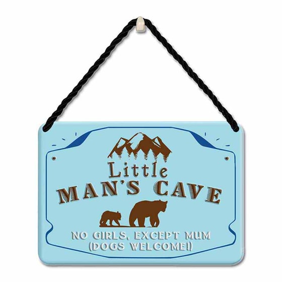 Πινακίδα WPL Αλουμινίου Little Mans Cave 16.5x11.5 cm - Πολύχρωμο image 0
