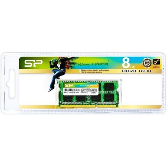 Silicon Power SP008GBSTU160N02 DDR3 1600MHz (1x8GB) image 1