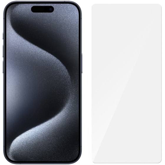 Προστατευτικό οθόνης Apple iPhone 15 Pro - Powertech Tempered Glass 2.5D image 0