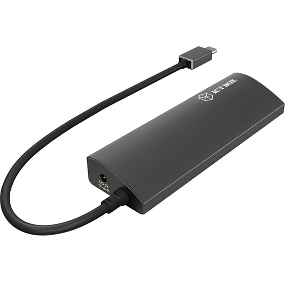 Icy Box IB-AC6405-C USB Hub 4-Port USB 3.0 συμβατό με USB-C image 2