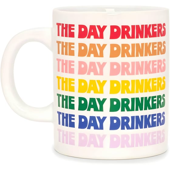 Κούπα Κεραμική Ban.Do The Day Drinkers 330ml - Λευκή image 0