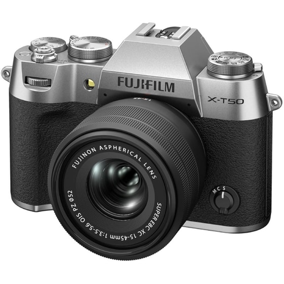 Φωτογραφική Μηχανή Mirrorless FUJIFILM X-T50 Kit XC15-45mm F3.5-5.6 OIS PZ - Ασημί image 2