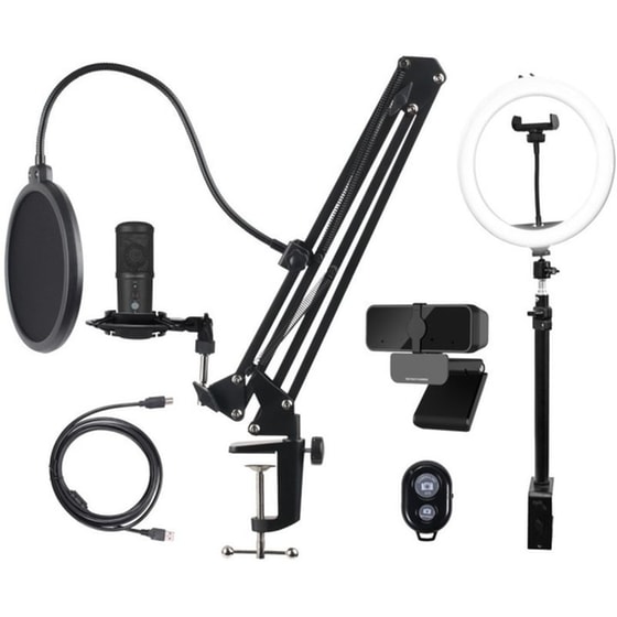 Deltaco Streaming Kit GAM-170 - Μαύρο image 0