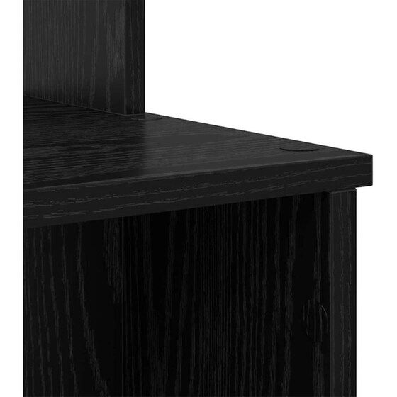 Γραφείο VidaXL από Επεξεργασμένο Ξύλο 120,5x44x88,5 cm - Μαύρη Οξιά image 6