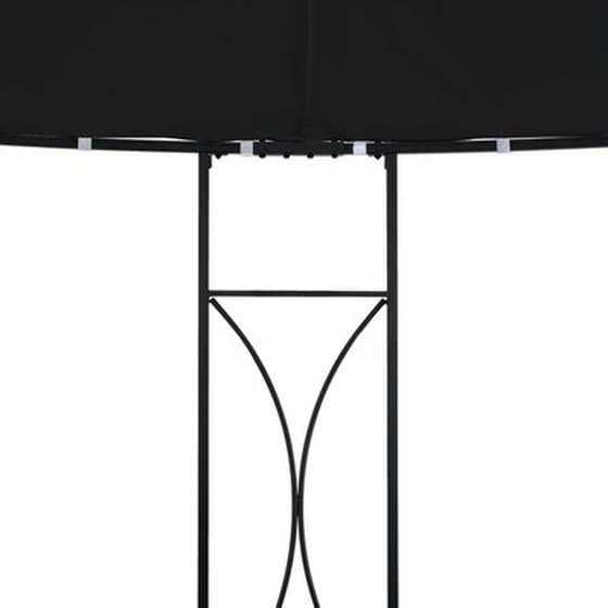 Vidaxl Κιόσκι Στρογγυλό Ανθρακί 300 X 290 Εκ. image 4