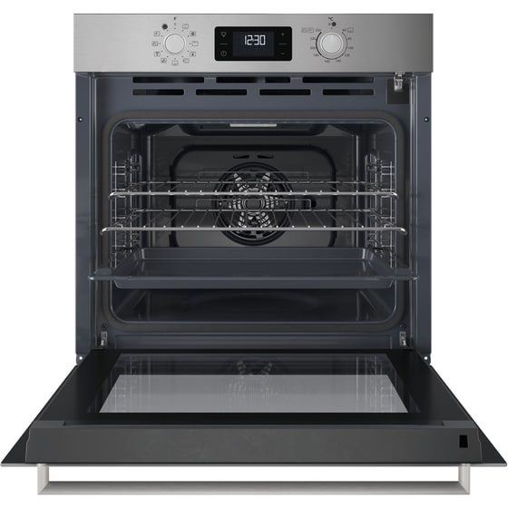 INDESIT IO K78PU X 71 Lt Inox Εντοιχιζόμενος Φούρνος Άνω Πάγκου image 1