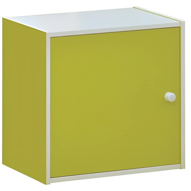 WOODWELL Βιβλιοθήκη WoodwelL Decon με Πόρτα από Χαρτόνι 40x29 cm - Πράσινο