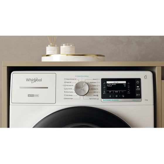 WHIRLPOOL W8 99AD SILENCE EE 9kg 1.400 Στροφές Λευκό Πλυντήριο Ρούχων image 7