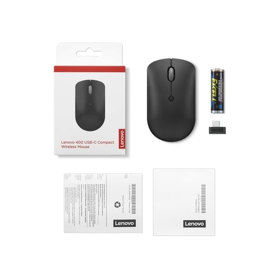 Lenovo 400 USB-C Ασύρματο Ποντίκι Μαύρο image 3
