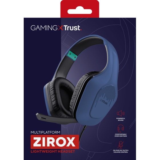 Trust GXT 415B Zirox Gaming Ενσύρματα Ακουστικά 3.5mm Μπλε image 7