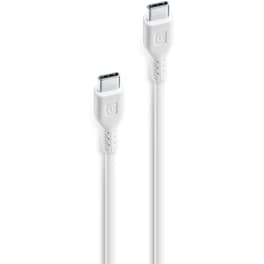 Καλώδιο Φόρτισης Cellular Line Power Cable USB-C σε USB-C 60cm - Λευκό