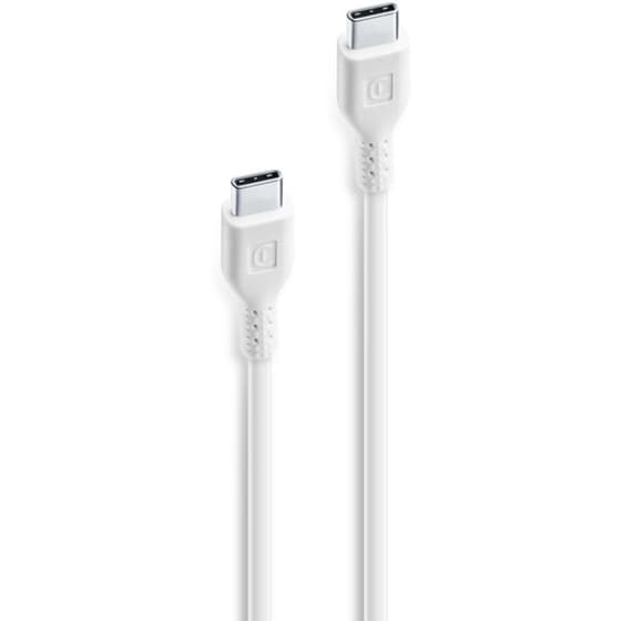 Καλώδιο Φόρτισης Cellular Line Power Cable USB-C σε USB-C 60cm - Λευκό image 0