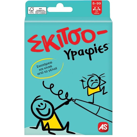 Παιχνίδι Με Κάρτες Σκιτσογραφίες (AS Company) image 0
